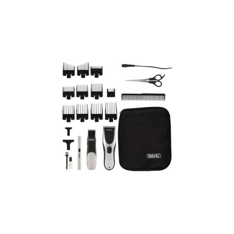 Maquina Cortar Pelo Kit Wahl + Patillera + Trimmer Groom Pro