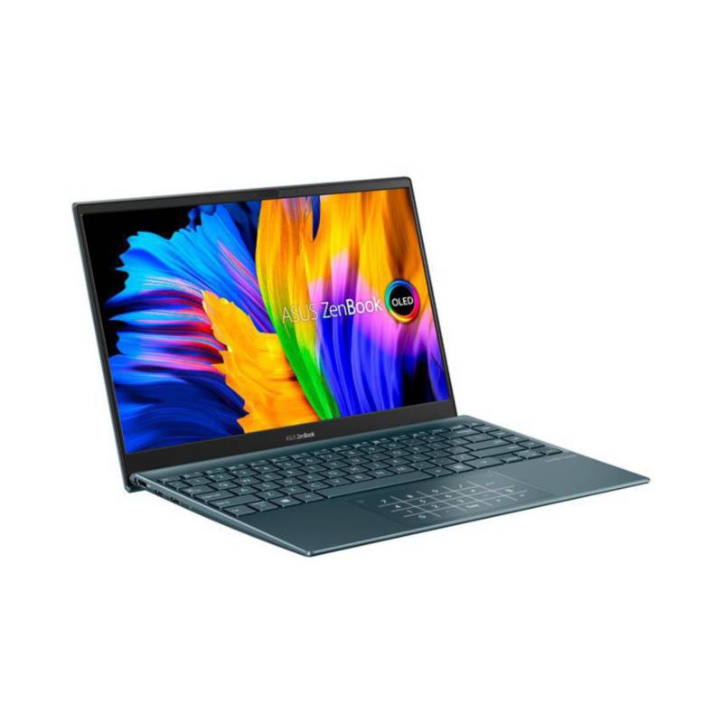 ASUS - Laptop asus zenbook 13.3 oled i5 1135g7 8gb 512ssd metal iluminado ultra veloz