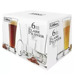 LIBBEY - Set Vasos Cerveza Flare Pilsner 310 ml x 6