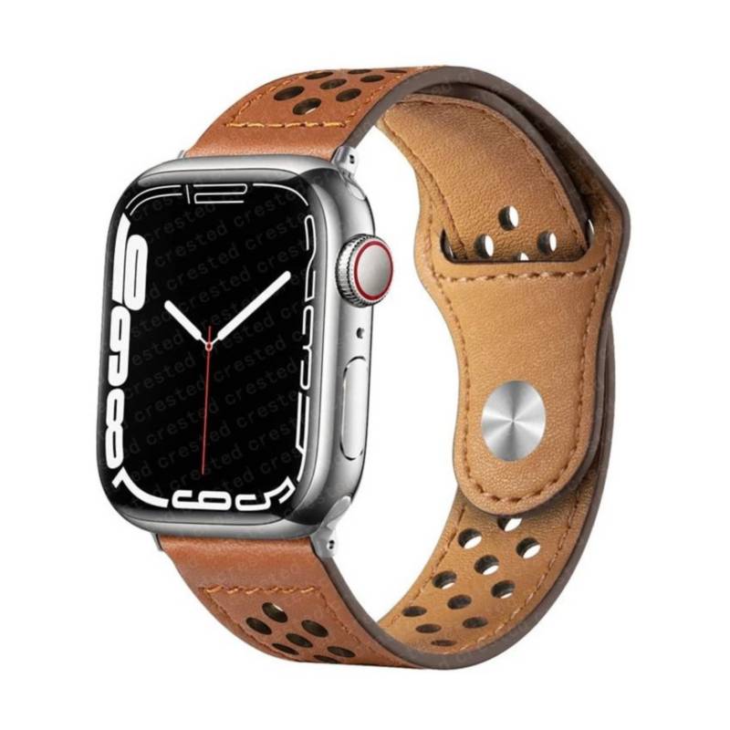 Correa De Cuero Vintage Leather Para Apple Watch Series Se 40mm