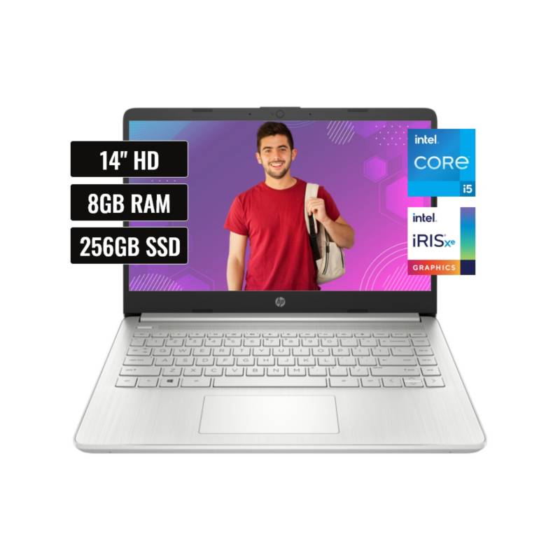 Laptop Hp 14 Dq2519la 14 Hd Intel Core I5 1135g7 8gb Ddr4 Ssd 256gb Hp 0864