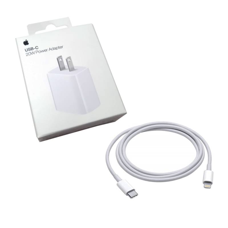 Cargador Apple 20w iPhone 13, 13 pro, 13 pro Max + cable de 2mt