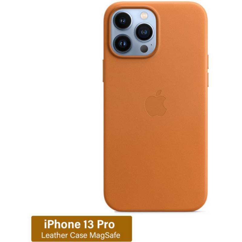 Funda Apple para iPhone 13 Pro de Cuero - Castaño dorado - OneClick  Distribuidor Apple