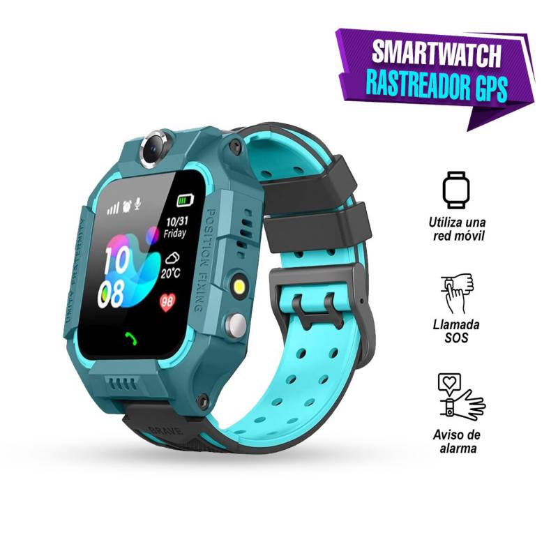 Teléfono de reloj inteligente para niños para niñas boys gps localizador  pedómetro rastreador q12b GENERICO