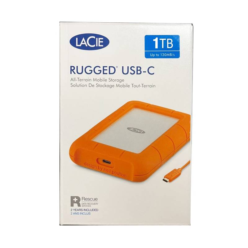 dormitar creciendo solitario Disco duro externo LaCie Rugged USB-C 1TB LACIE | falabella.com