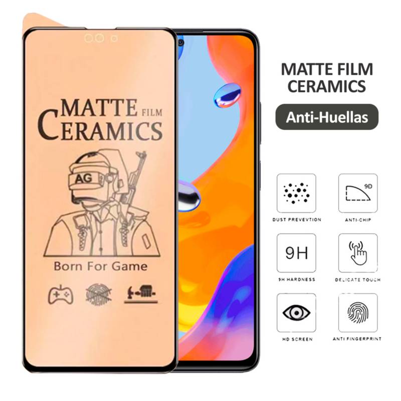 GENERICO - Mica para Xiaomi Redmi 9 Prime Protector Ceramic Mate Resistente