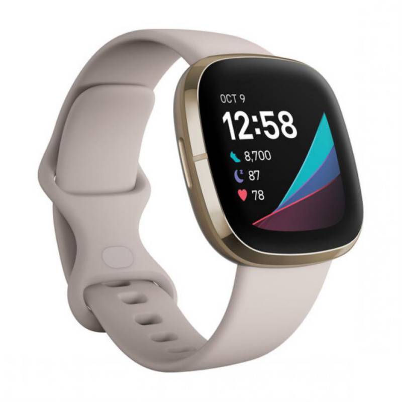 FITBIT - Fitbit Sense Gps Smartwatch - BlancoDorado