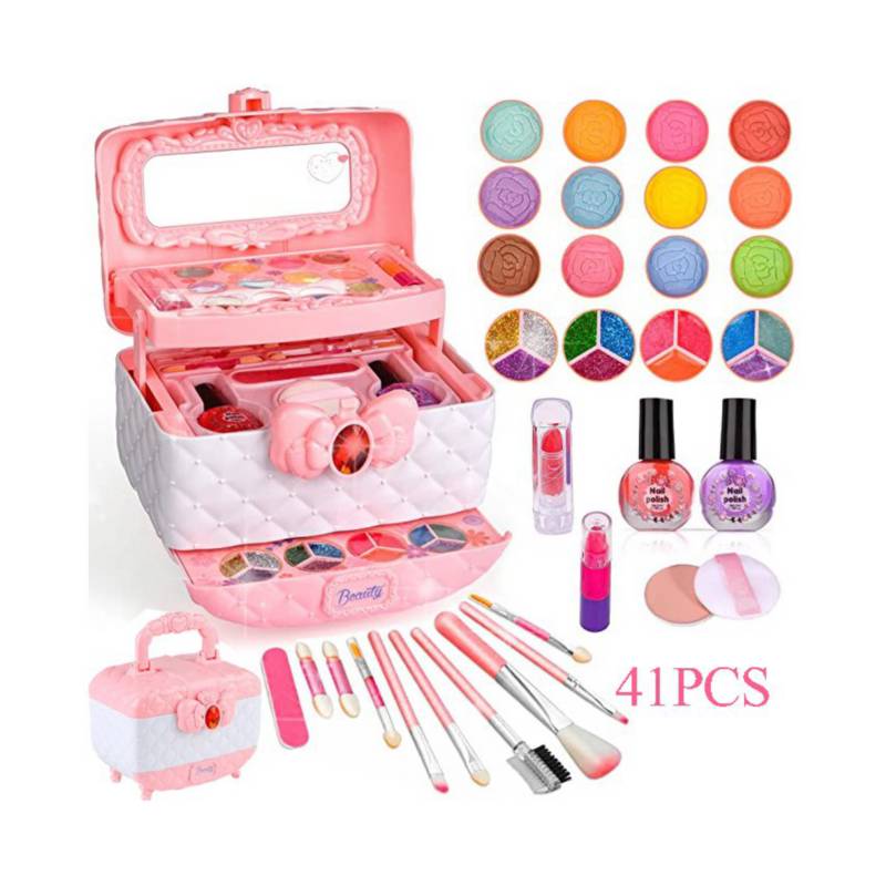 Kit de maquillaje para niños 41pcs para niñas,real lavable OEM