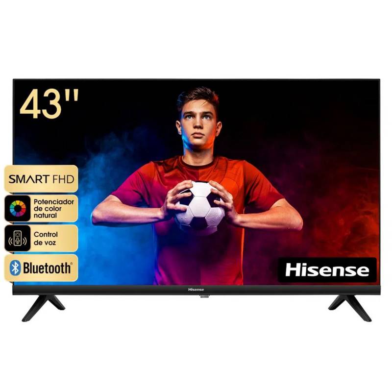 HISENSE - Televisor Hisense 43” FHD LED Smart TV 43A4H