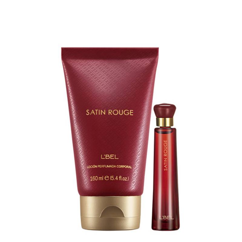 LBEL - Satin Rouge Mini Perfume con Hidratante Femenino