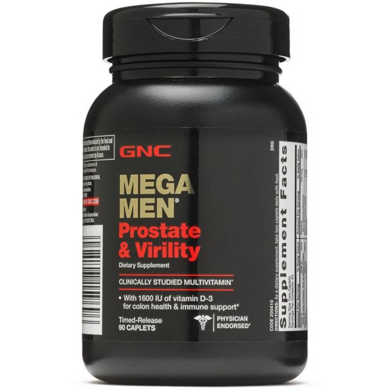 Mega men prostate & virility - gnc - 90 capsulas GNC | falabella.com