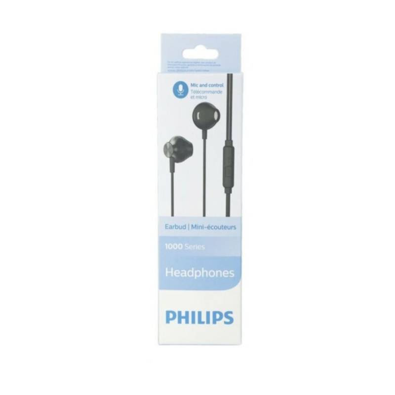 AURICULAR PHILIPS OVER EAR TAH4105BK/00 NEGRO MIC, CABLE 1.2MP