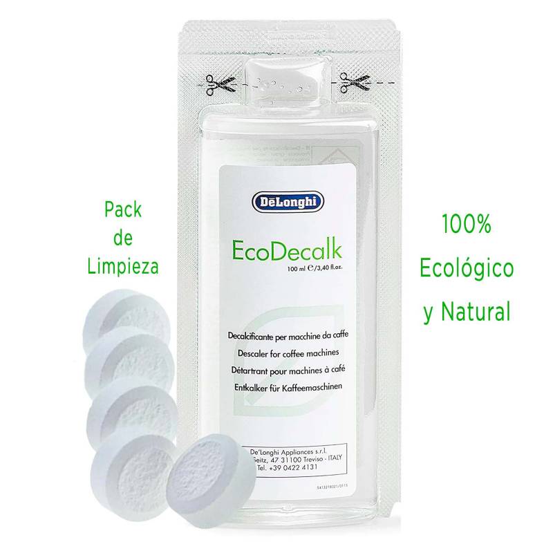 Original DeLonghi Ecodecalk x1 Pastillas Limpieza x5