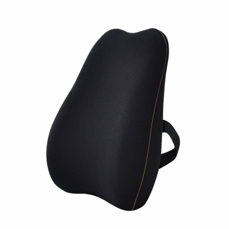 Cojín Ergonómico Lumbar Viscoelástico incluye Funda Negro DAUER