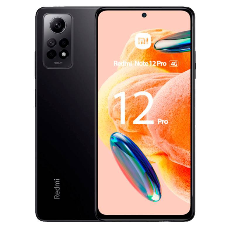 Xiaomi Redmi Note 12 Pro 4G 8GB/256GB Negro - Teléfono móvil