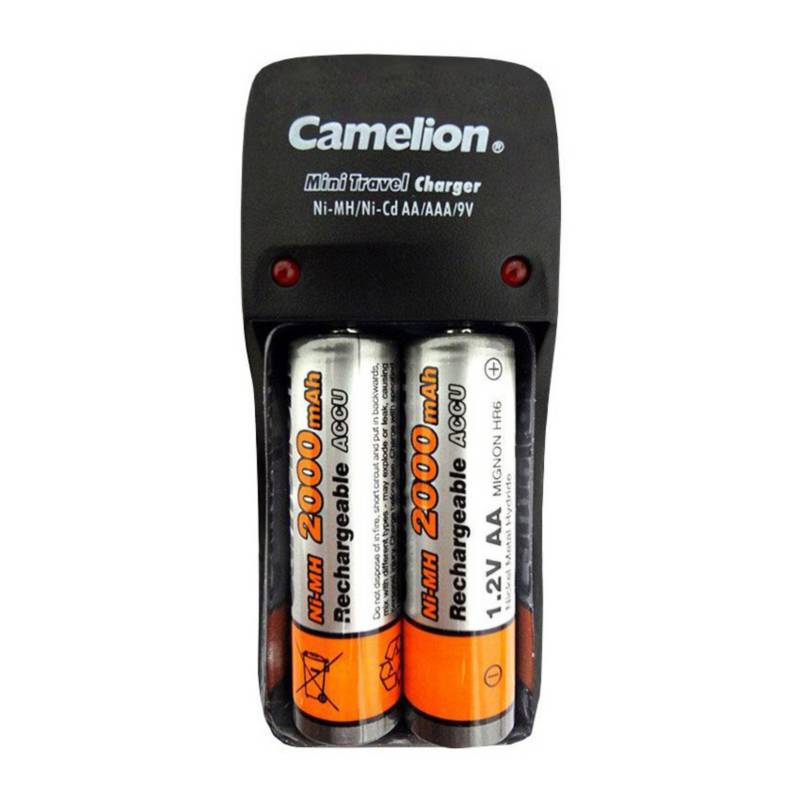 Cargador Camelion + 4 Pilas Aaa recargable De 1100mah CAMELION