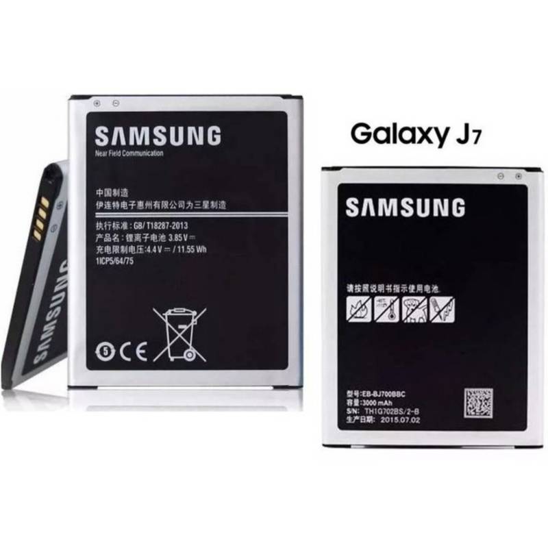 GENERICO - Batería para Samsung Galaxy J7 2015 Tipo 3000mAh - Plomo.
