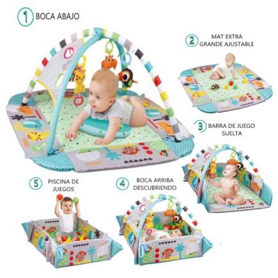 Gimnasio Para Bebé DOUX BEBE 4 en 1 »DINOSAURIO» Deluxe – Cuzka