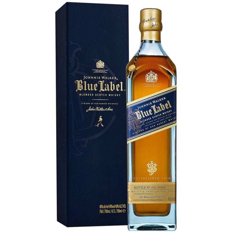 JOHNNIE WALKER - Whisky johnnie walker blue label blended sotch wishky 750ml