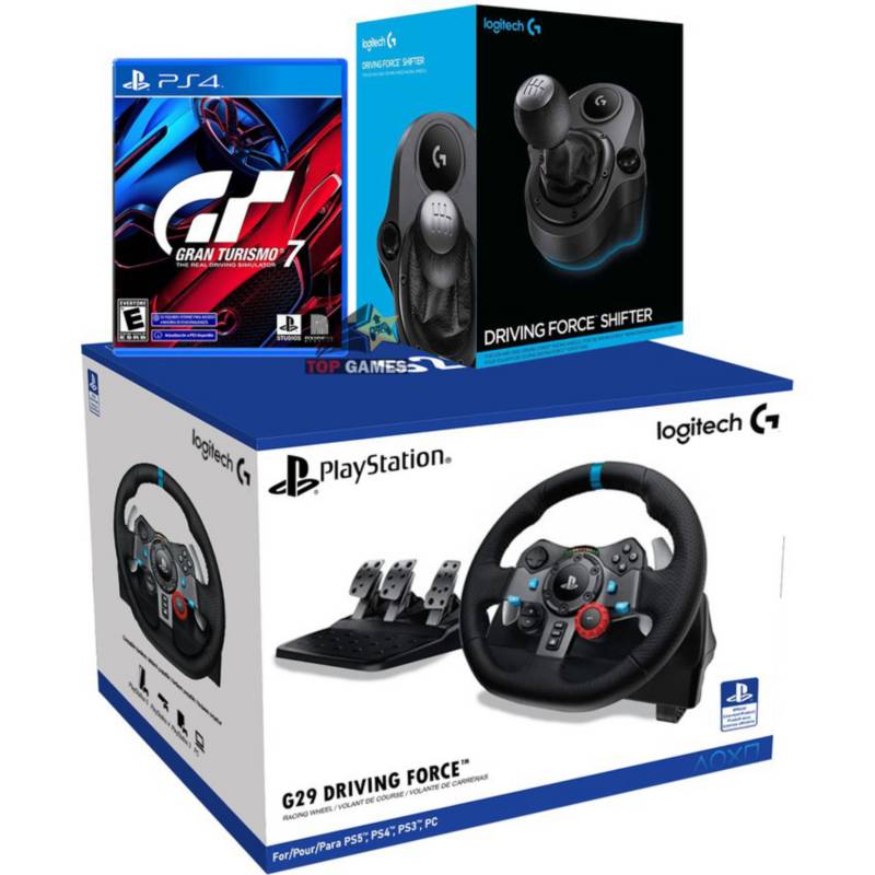 El volante ideal para jugar a Gran Turismo 7: consigue el kit completo de  volante + palanca de cambio a su precio más bajo del último año