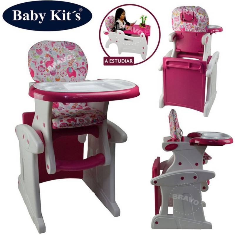 Silla Comedor para Bebes Carpeta Mesa Niños 3 en 1 Baby Kits BABY