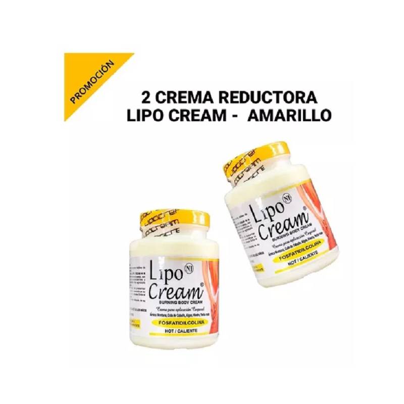 3 Cremas Reductoras para Abdomen Lipo Cream Tapa Verde. GENERICO
