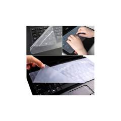 Protector de teclado para laptop de 15 de silicona transparente
