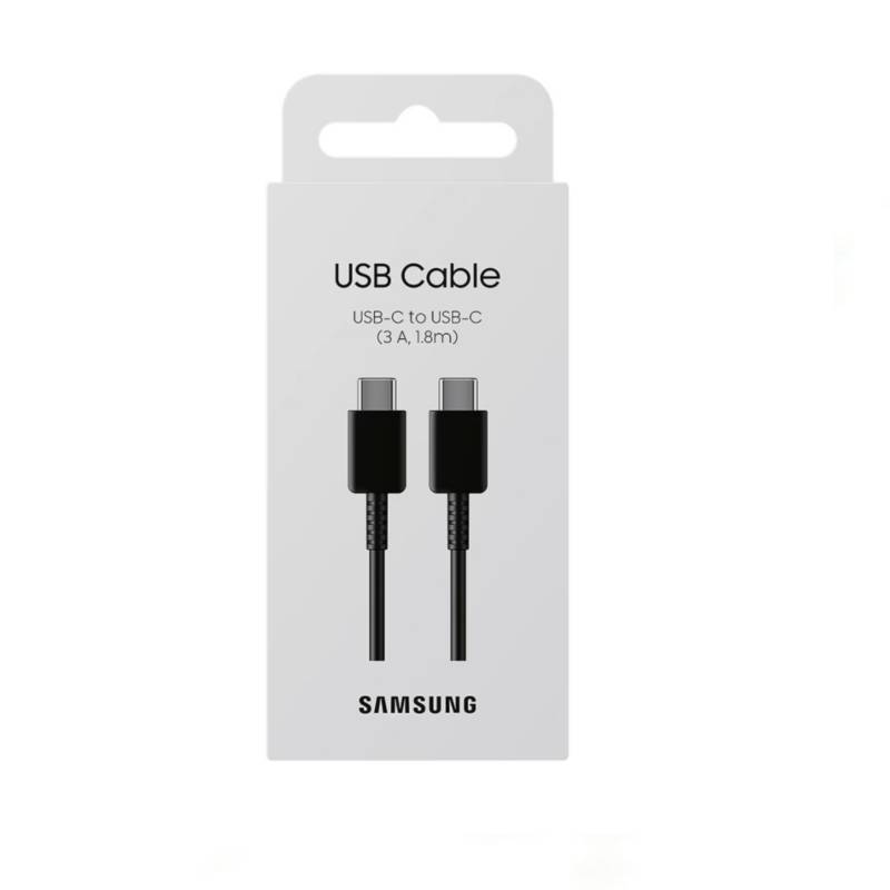 Cable Samsung Tipo C a Tipo C 3A 1.8m - Negro SAMSUNG