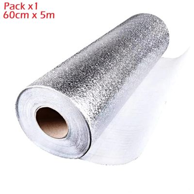 Pack X2 Papel Aluminio Adhesivo para Cocina 5 Metros