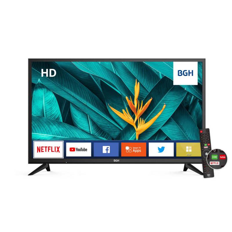 BGH - Televisor BGH 32 HD Smart Tv B3219K5IP Negro
