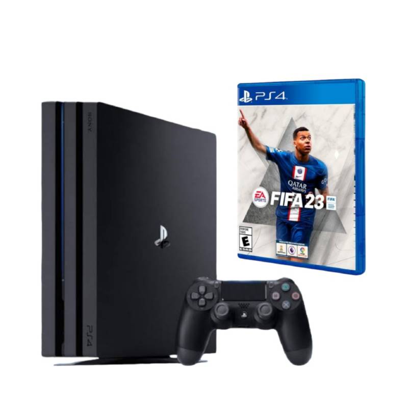 SONY - Consola PlayStation 4 PRO 1TB + FIFA 23 REACONDICIONADO
