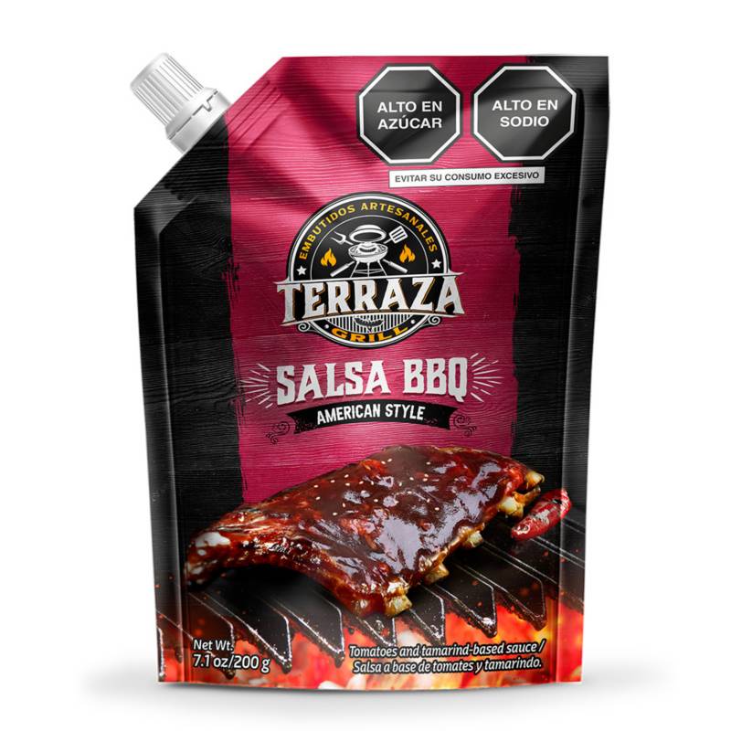 TERRAZA GRILL - SALSA BBQ AMERICAN STYLE DOYPACK X 200 GR