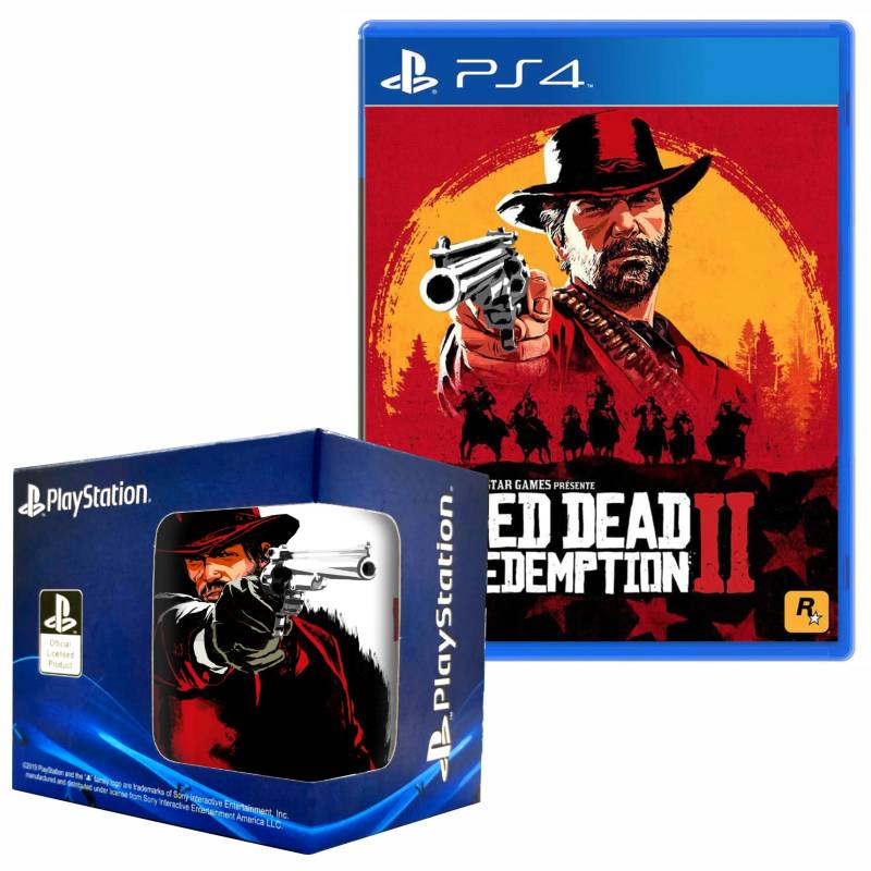 SONY - Red Dead Redemption 2  - Playstation 4 + Taza