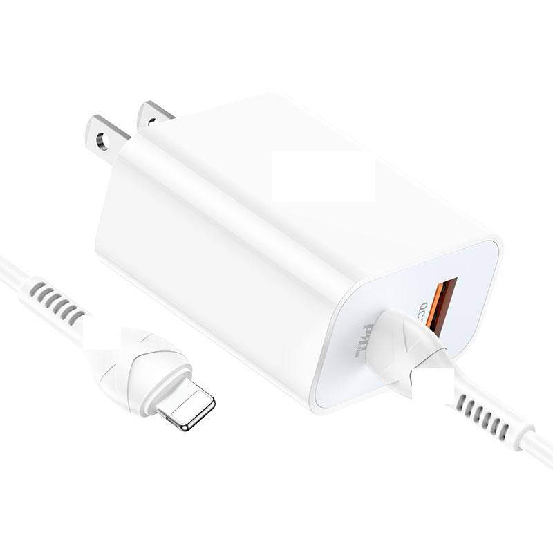 Cargador Carga Rápida 45w + Cable Para iPhone 12/ Pro/ Max