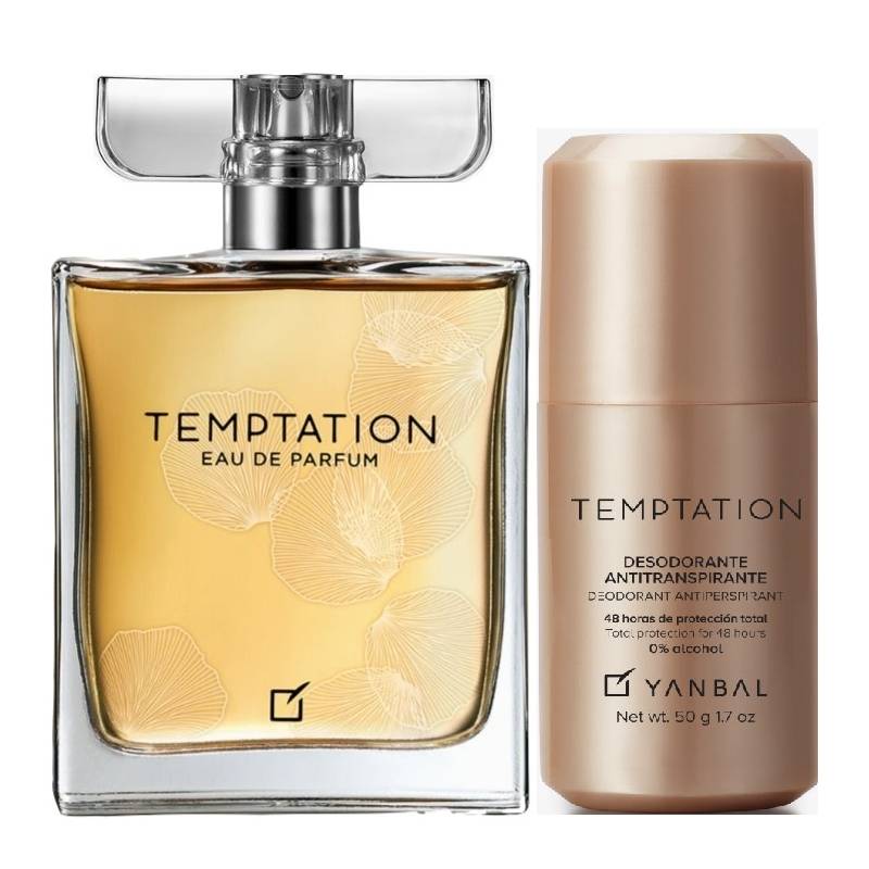 YANBAL - Set Temptation desodorante Yanbal Perfume para mujer