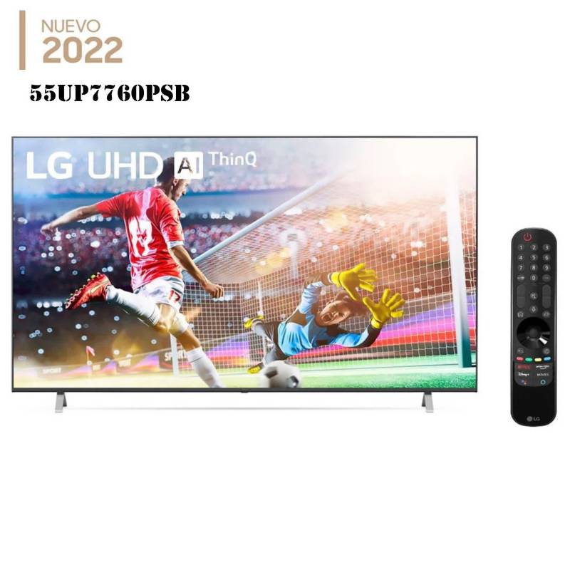 LG Televisor Lg Nanocell 55 Pulg. 4k Smart Tv Con Thinq Ai 55nano77sra  (2023) negro