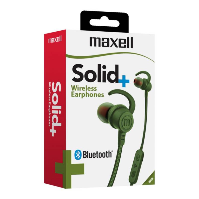 Aud fonos Bluetooth Maxell Solid EB BT100 Verde MAXELL falabella