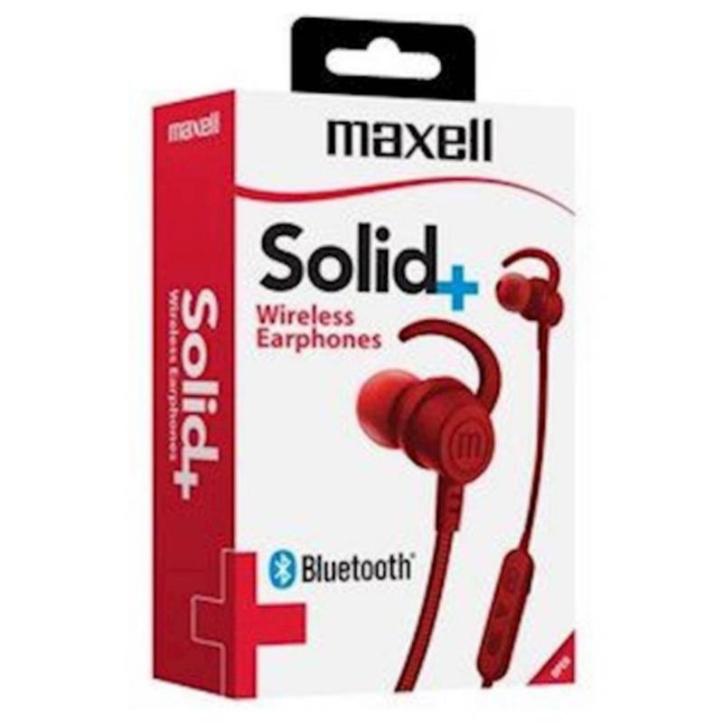 Aud fonos Bluetooth Maxell Solid EB BT100 Rojo MAXELL falabella