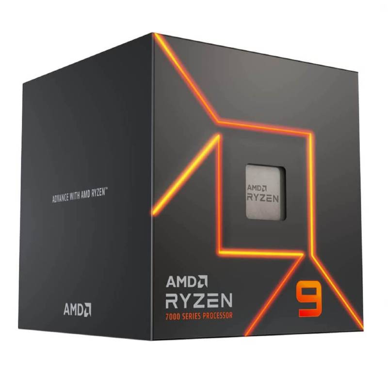 AMD - Procesador AMD Ryzen 9 7900 3.7/5.4GHz AM5, 65W.