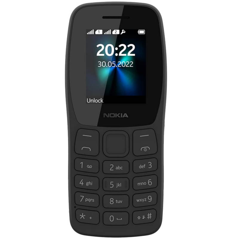 NOKIA - Nokia 110 - Radio - Dual Sim 4 Mb - Libre - Negro