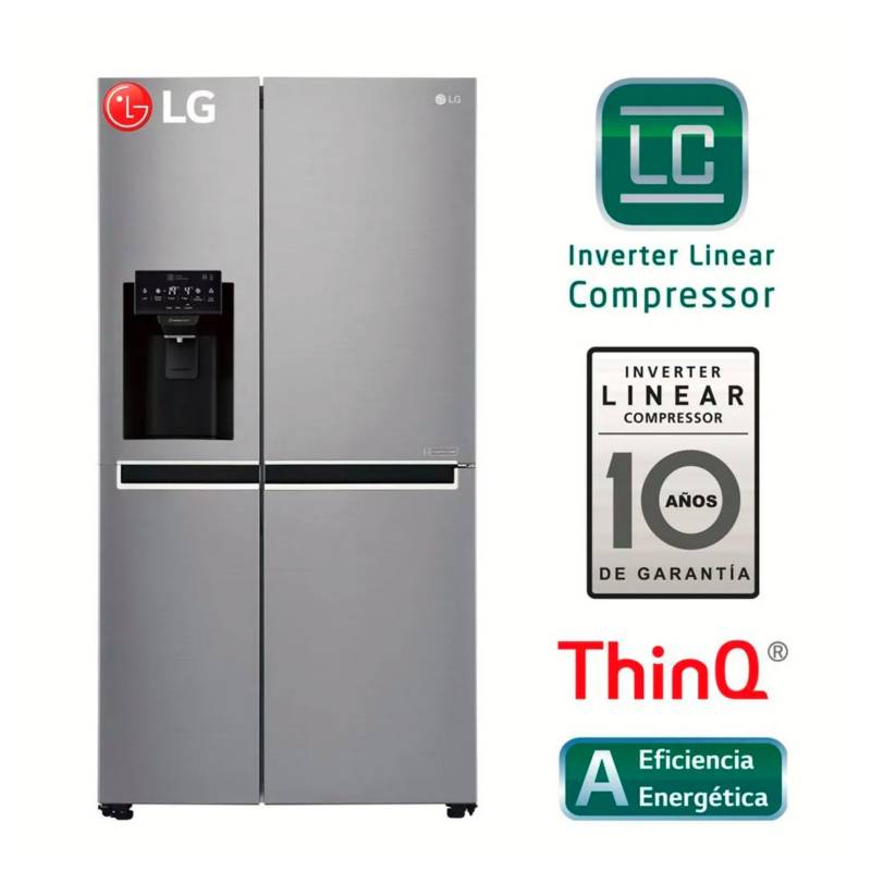 Refrigeradora LG Top Freezer GT26BPP 264L Plateada