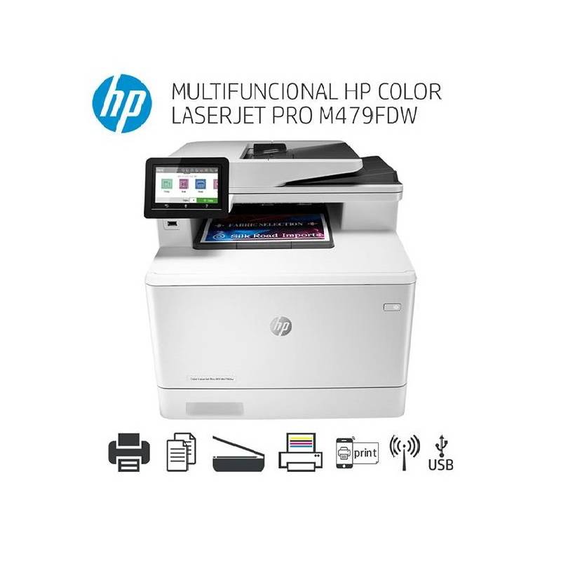 HP - Impresora Multifuncional Laser HP M479fdw DUPLEX WIFI LAN