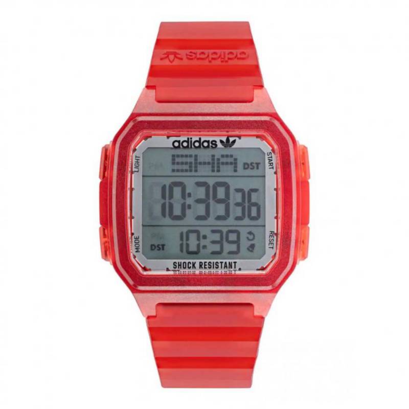 ADIDAS - Reloj Para Hombre Adidas Street Digital Two  Aost22051 Rojo hombre
