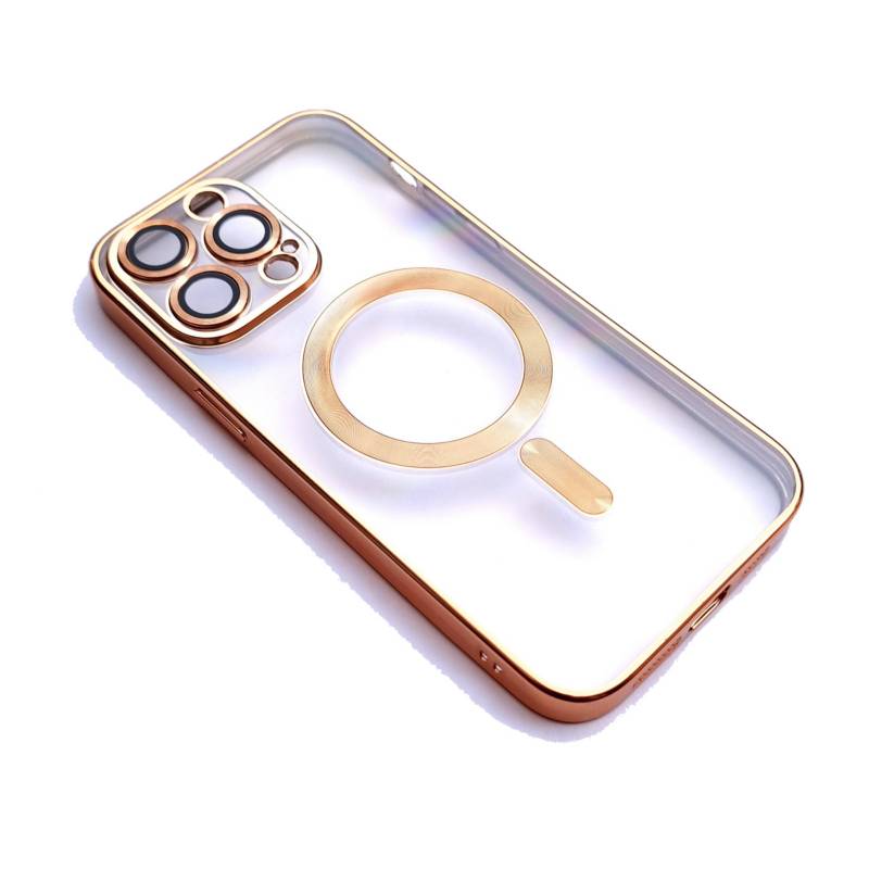 GENERICO - Case Magsafe para iPhone 13 Pro Gold