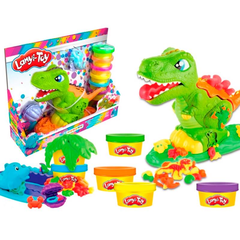 COLORBABY PLAYGO-SET PLASTILINA DINOSAURIOS +3 AÑOS