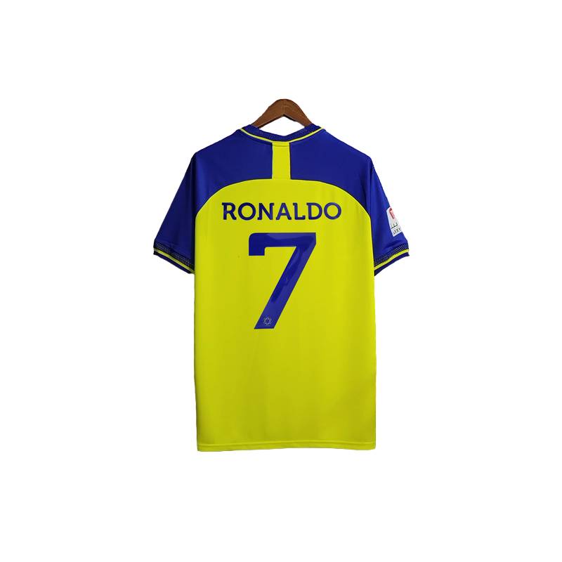 GENERICO - Camiseta Al Nassr Ronaldo CR7 Adulto primera equipación