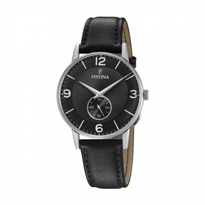 RELOJ FESTINA F20561/4 NEGRO CORREA DE PIEL, HOMBRE