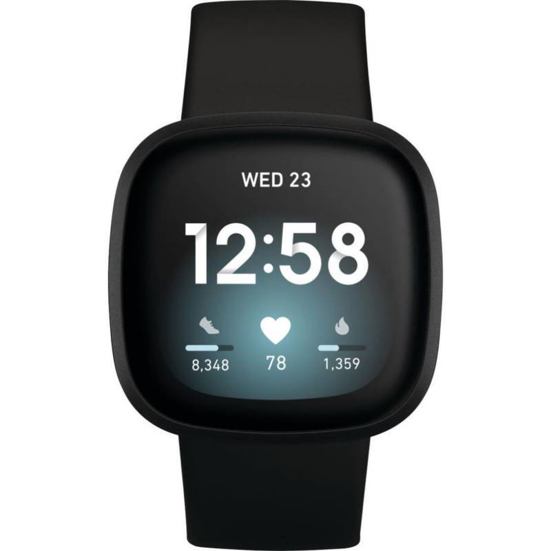 FITBIT - Smartwatch Fitbit Versa 3 - Negro/Aluminio