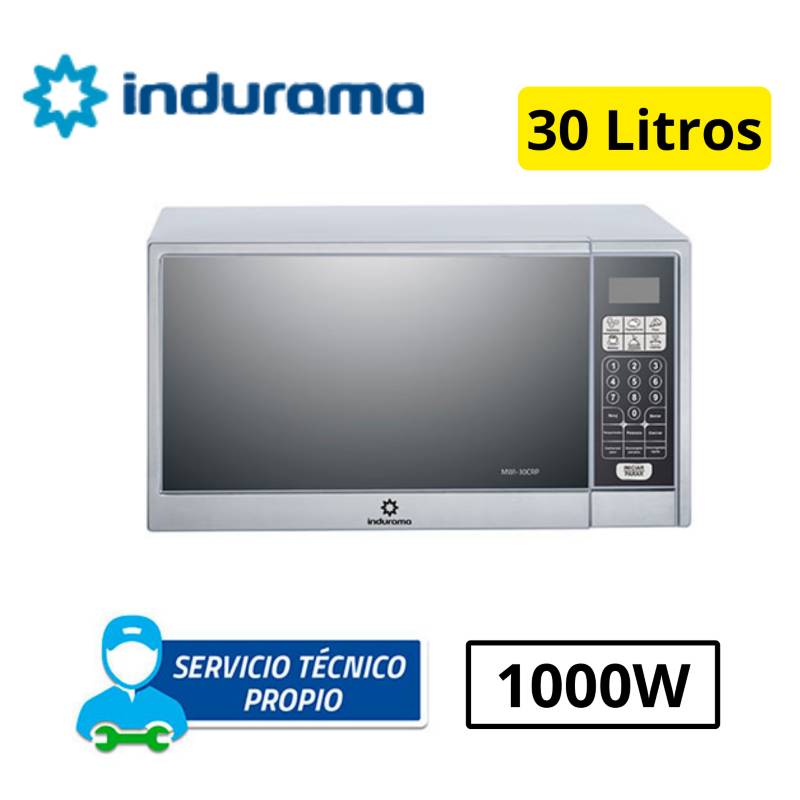 Horno Microondas Indurama 30L 1000W MWI30CRP Croma INDURAMA