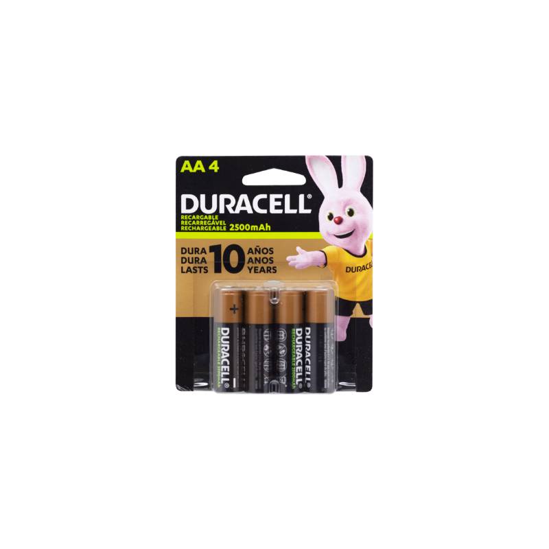 Pilas Duracell AA 4